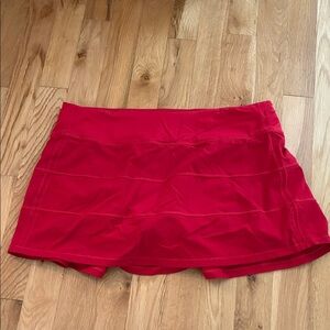 lululemon athletica Red Skirt